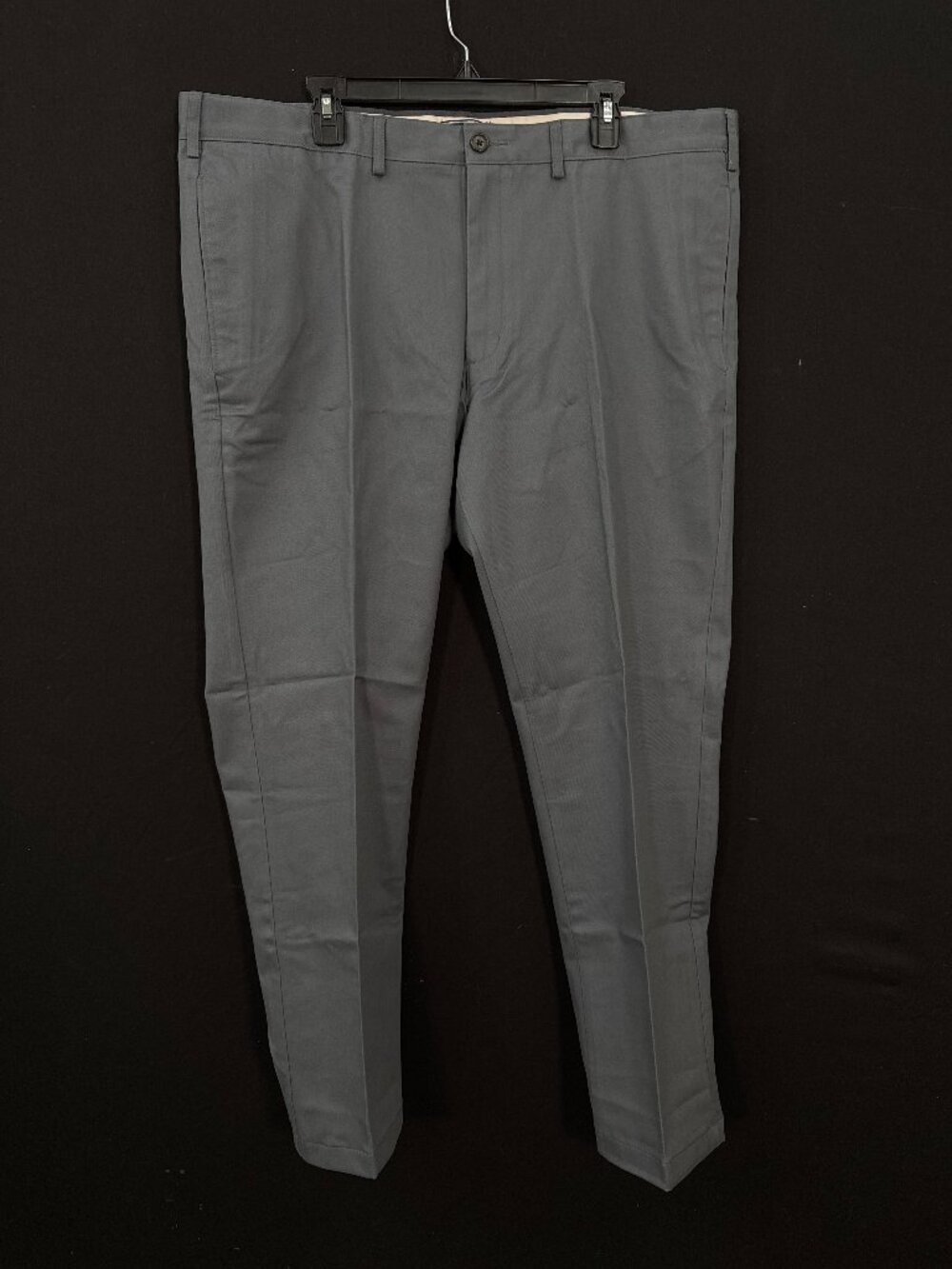 Lands' End Men's Slim Fit Chino Pants Charcoal Gray 42x32 NWOT